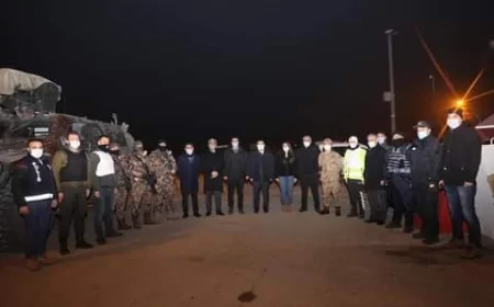 Iğdır Valisi Sayın H. Engin Sarıibrahim, “Kılıçlar Polis Yol Kontrol Noktası”nı ziyaret etti